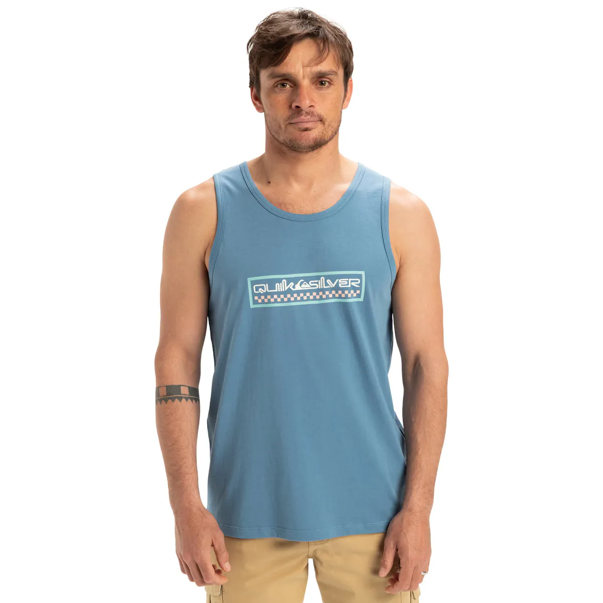 Мужская футболка Quiksilver Ev Sun Dagger, серый 
Мужская футболка Quiksilver Ev Sun Dagger, серый