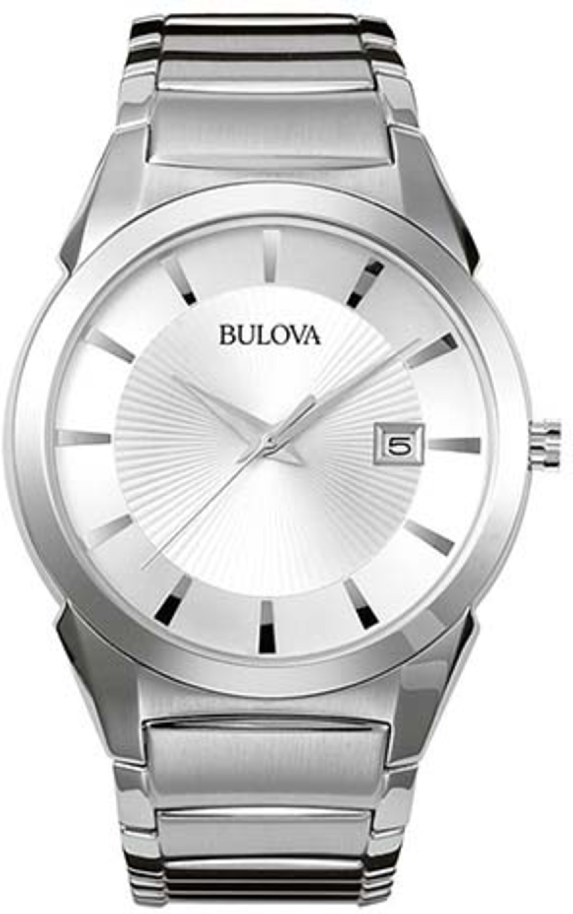 Bulova Серебряные аналоговые часы
Bulova Серебряные аналоговые часы