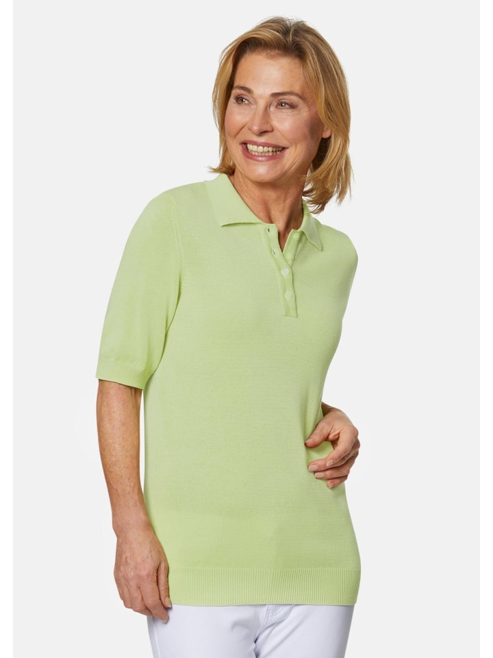 Свитер-поло с короткими рукавами, вязаный свитер с аккуратным воротником из березы GOLDNER
Свитер-поло с короткими рукавами, вязаный свитер с аккуратным воротником из березы GOLDNER