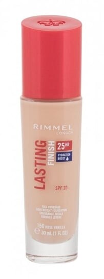 Стойкая тональная основа для лица 150 Rose Vanilla, SPF 20, 30 мл Rimmel London, Lasting Finish 25H
Стойкая тональная основа для лица 150 Rose Vanilla, SPF 20, 30 мл Rimmel London, Lasting Finish 25H