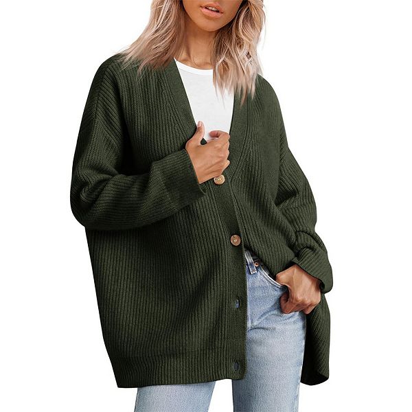 Женский кардиган плюс сайз с V-образным вырезом и длинными рукавами Yesfashion, Army Green
Женский кардиган плюс сайз с V-образным вырезом и длинными рукавами Yesfashion, Army Green