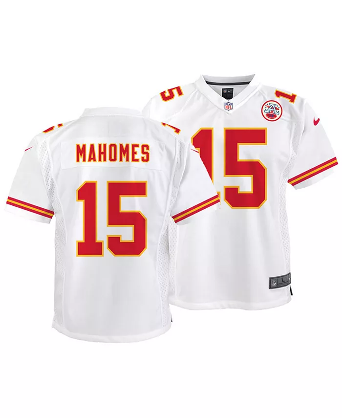 Игровая футболка Pat Mahomes Kansas City Chiefs, для старших мальчиков (8-20) Nike, белый
Игровая футболка Pat Mahomes Kansas City Chiefs, для старших мальчиков (8-20) Nike, белый