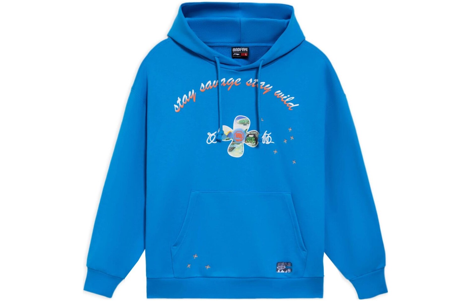 Толстовка Badfive унисекс синяя Lining, синий
Толстовка Badfive унисекс синяя Lining, синий