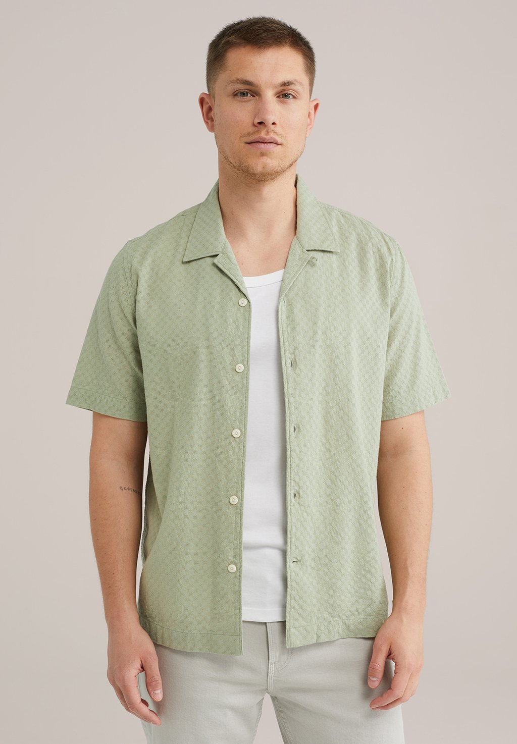 Рубашка WE Fashion, зеленый
Рубашка WE Fashion, зеленый