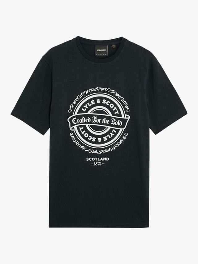 Футболка из хлопка с графическим принтом Lyle & Scott, Dark Navy
Футболка из хлопка с графическим принтом Lyle & Scott, Dark Navy