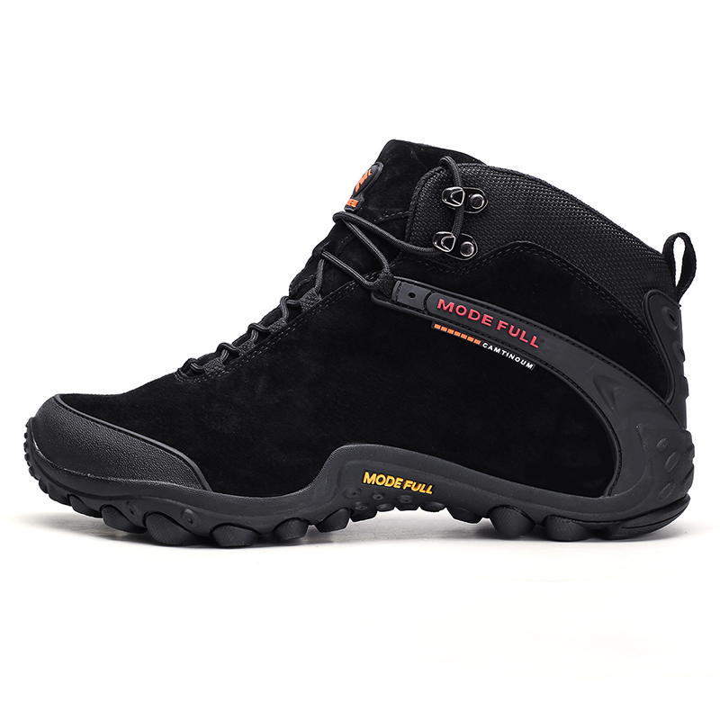 MODE FULL Амортизирующие противоскользящие износостойкие водонепроницаемые поддерживающие ударопрочные высокие треккинговые ботинки мужские черные, цвет Black
MODE FULL Амортизирующие противоскользящие износостойкие водонепроницаемые поддерживающие ударопрочные высокие треккинговые ботинки мужские черные, цвет Black