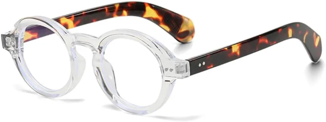 Ретро круглые женские солнцезащитные очки с модными заклепками, мужские панк-очки с защитой от УФ-излучения UV400 и леопардовым принтом UATXTAU, Transparent Leopard
Ретро круглые женские солнцезащитные очки с модными заклепками, мужские панк-очки с защитой от УФ-излучения UV400 и леопардовым принтом UATXTAU, Transparent Leopard