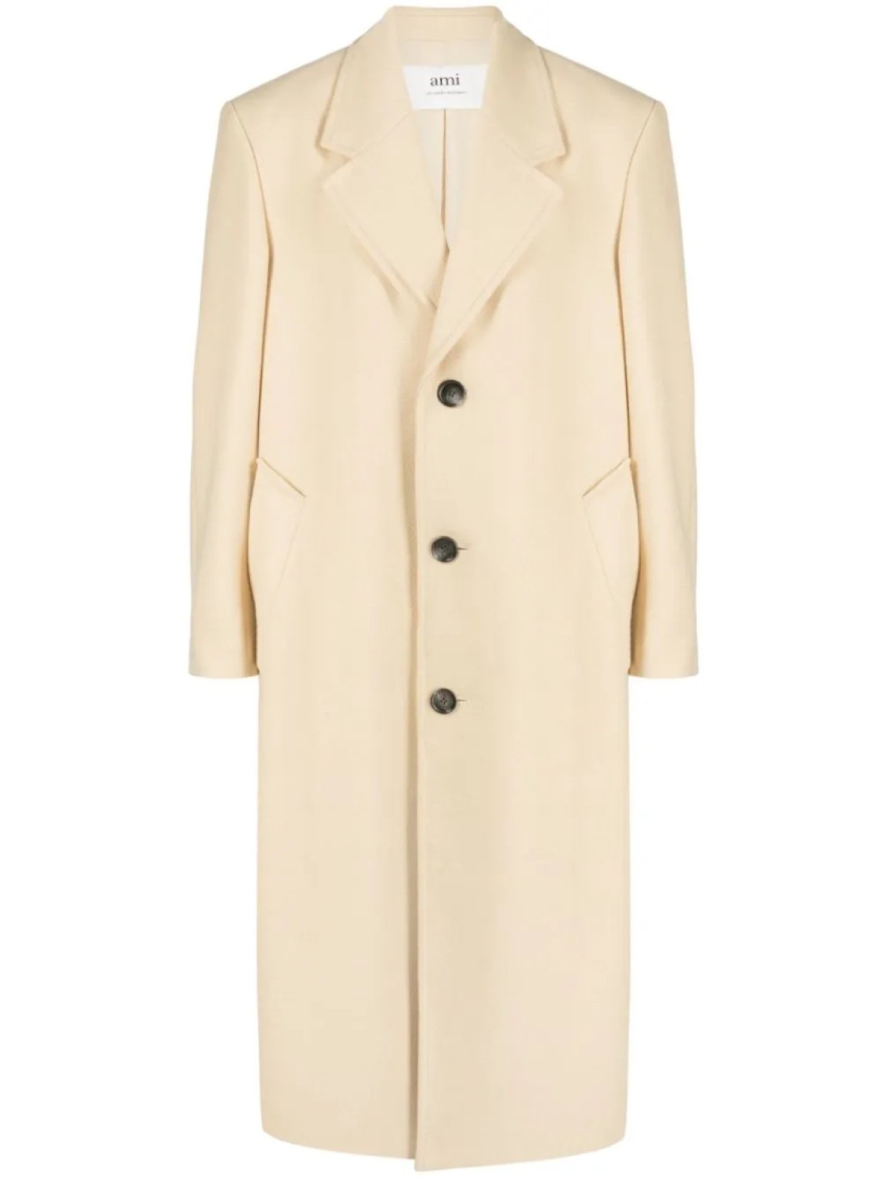 AMI Paris однобортное пальто, нейтральный
AMI Paris однобортное пальто, нейтральный