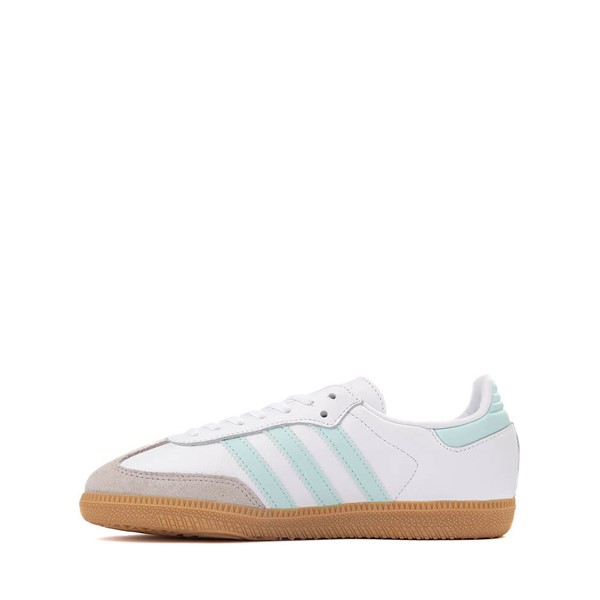 Кроссовки adidas Samba OG Athletic Shoe, цвет White/Semi Flash Aqua/Gum 
Кроссовки adidas Samba OG Athletic Shoe, цвет White/Semi Flash Aqua/Gum