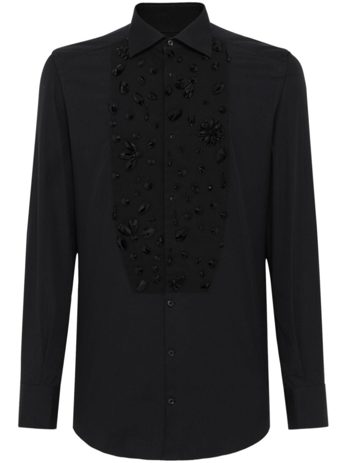 Dolce & Gabbana рубашка-смокинг с вышивкой стразами, черный
Dolce & Gabbana рубашка-смокинг с вышивкой стразами, черный