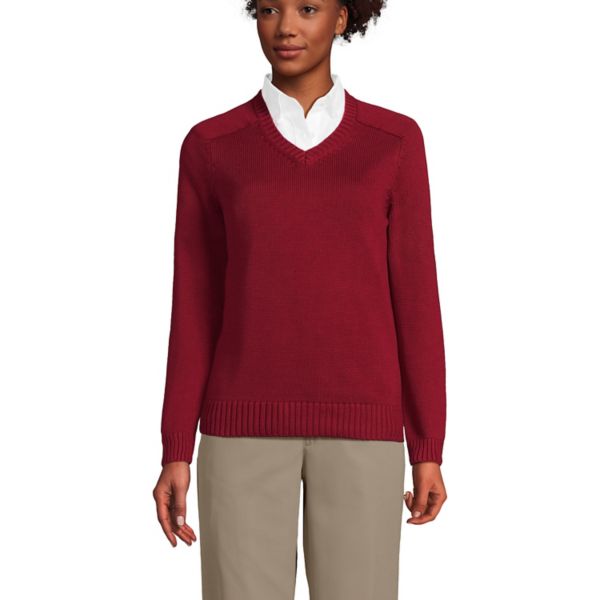 Женский вискозный свитер с v-образным вырезом Lands' End, цвет garnet
Женский вискозный свитер с v-образным вырезом Lands' End, цвет garnet
