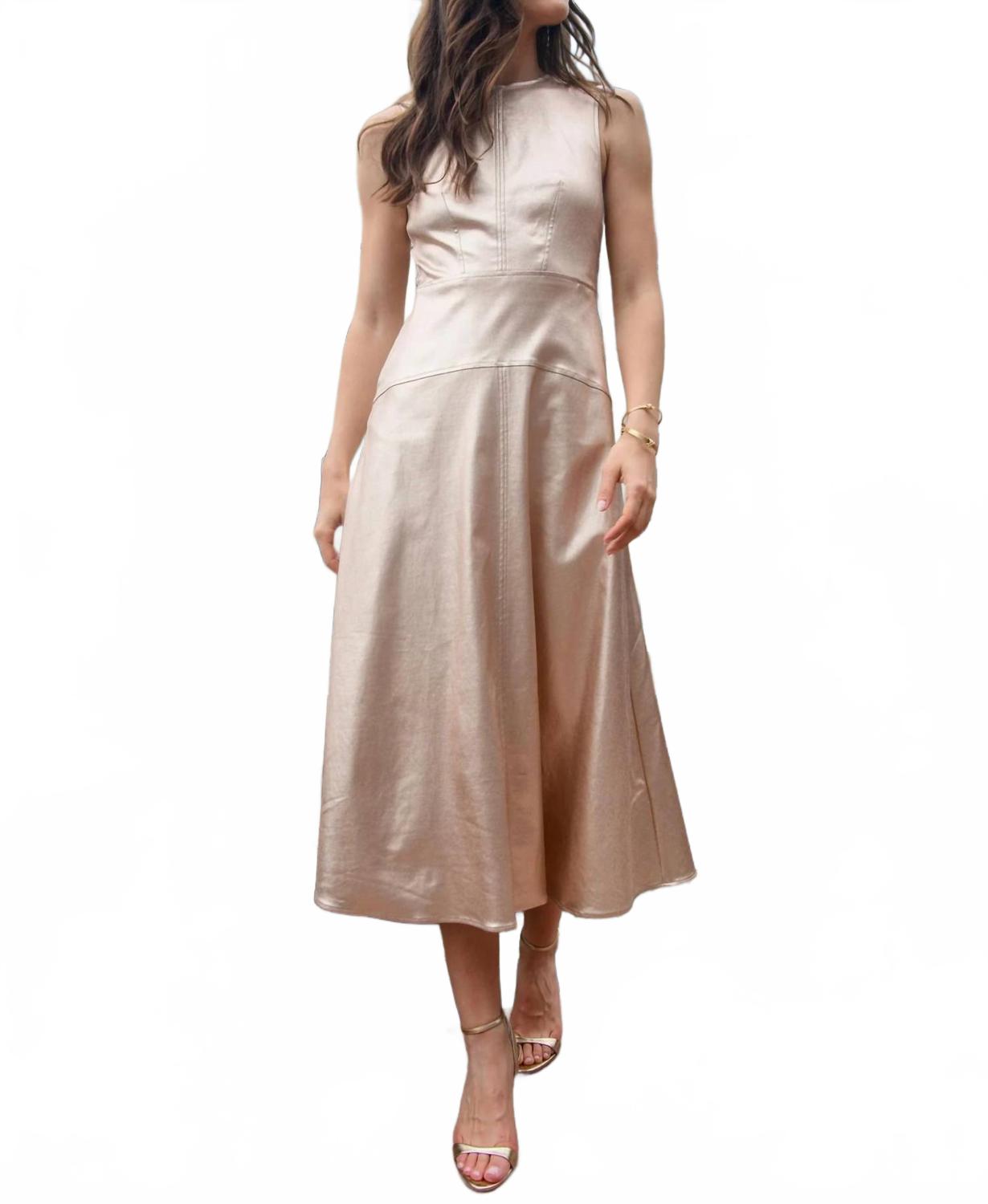 Платье Клэр из металлизированной джинсовой ткани Elizabeth James The Label, metallic denim
Платье Клэр из металлизированной джинсовой ткани Elizabeth James The Label, metallic denim