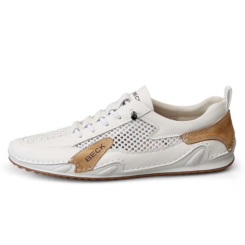Непромокаемые легкие низкие повседневные кроссовки Men's BECK, бело-коричневые
Непромокаемые легкие низкие повседневные кроссовки Men's BECK, бело-коричневые