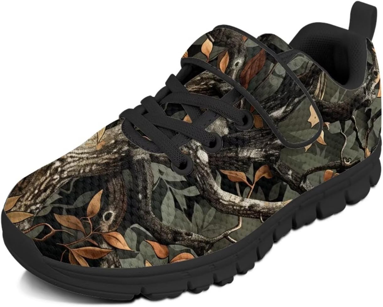 Детские кроссовки Pointodoor с принтом радуги и пламени для мальчиков и девочек, прогулочные, нескользящие, легкие, дышащие, спортивные, для бега и тенниса, на липучках, Hunting Camo Oak Tree
Детские кроссовки Pointodoor с принтом радуги и пламени для мальчиков и девочек, прогулочные, нескользящие, легкие, дышащие, спортивные, для бега и тенниса, на липучках, Hunting Camo Oak Tree