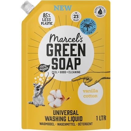 Сменный блок моющего средства, ваниль и хлопок, 1 л Marcel's Green Soap
Сменный блок моющего средства, ваниль и хлопок, 1 л Marcel's Green Soap