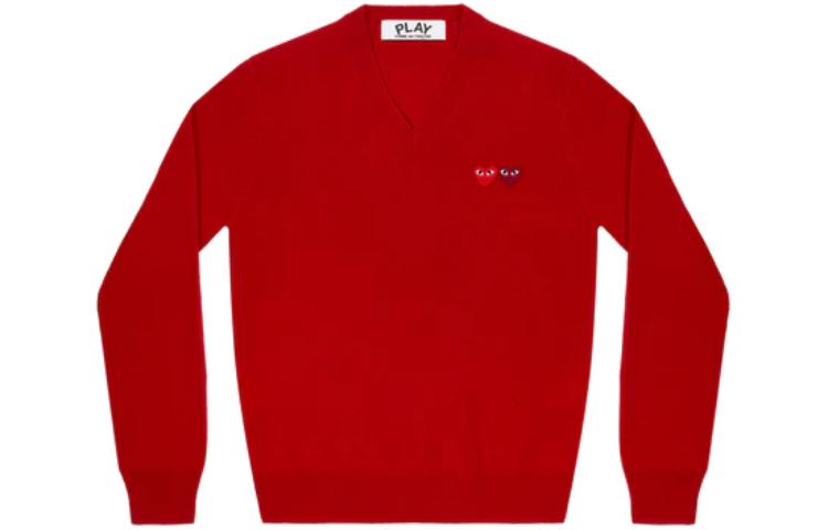 Красный свитер для мужчин CDG Play, красный
Красный свитер для мужчин CDG Play, красный