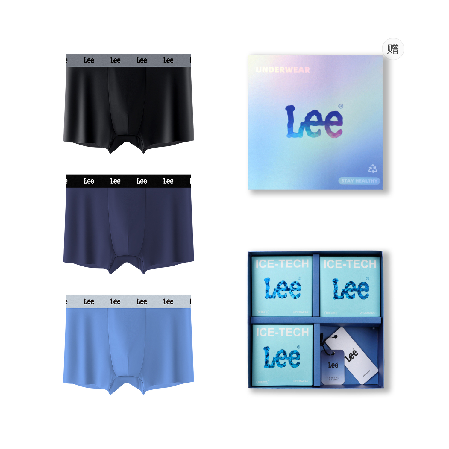 Комплект мужских трусов подарочный набор Lee, синий
Комплект мужских трусов подарочный набор Lee, синий