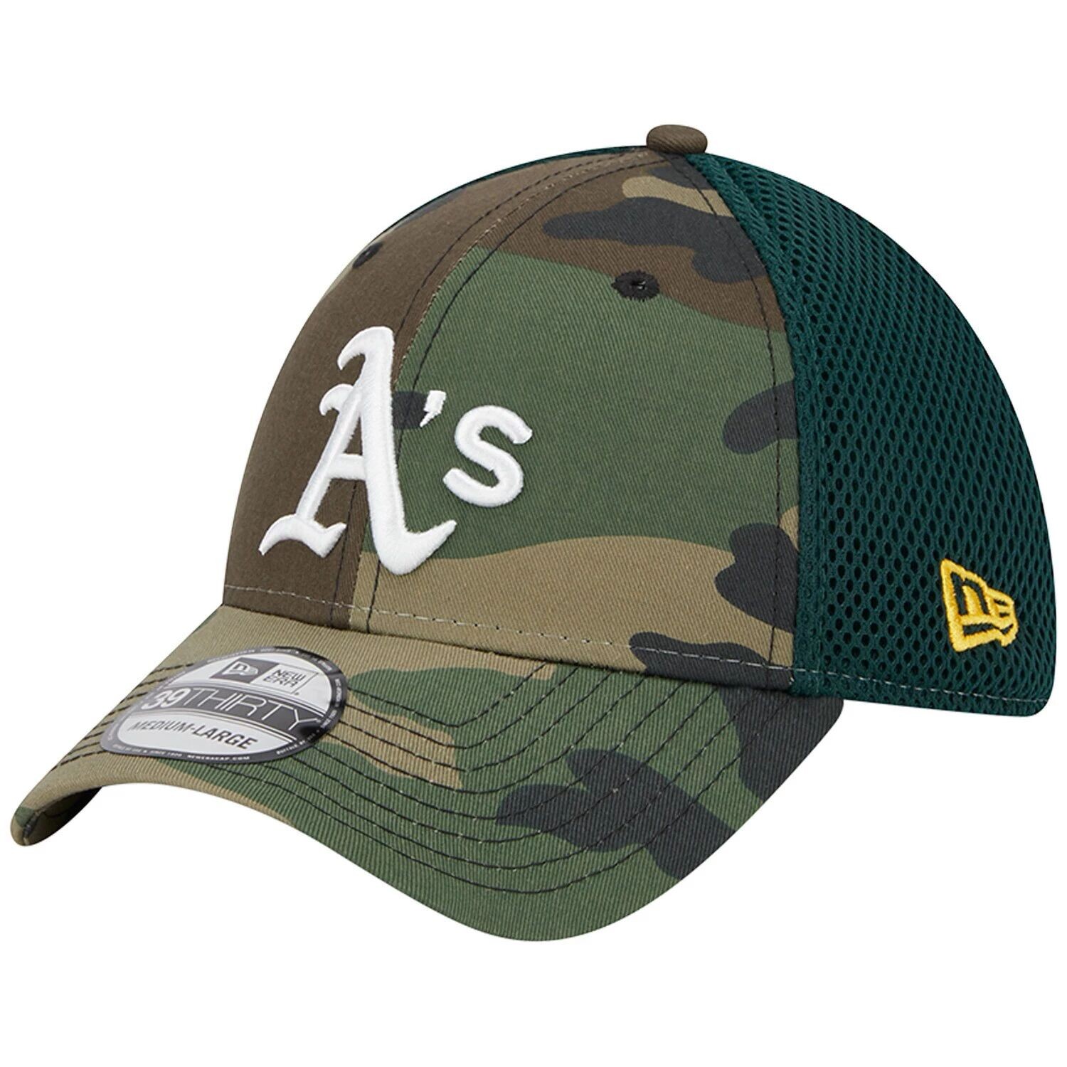 Мужская камуфляжная кепка New Era Oakland Athletics Team Neo 39THIRTY Flex.
Мужская камуфляжная кепка New Era Oakland Athletics Team Neo 39THIRTY Flex.