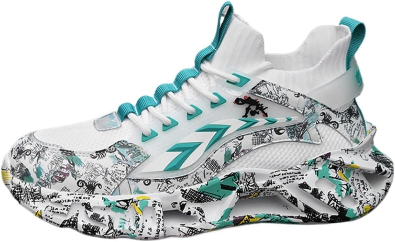 Мужские спортивные баскетбольные кроссовки с высоким верхом, толстой подошвой, для прогулок, бега и тренировок Azttoztto, белый
Мужские спортивные баскетбольные кроссовки с высоким верхом, толстой подошвой, для прогулок, бега и тренировок Azttoztto, белый