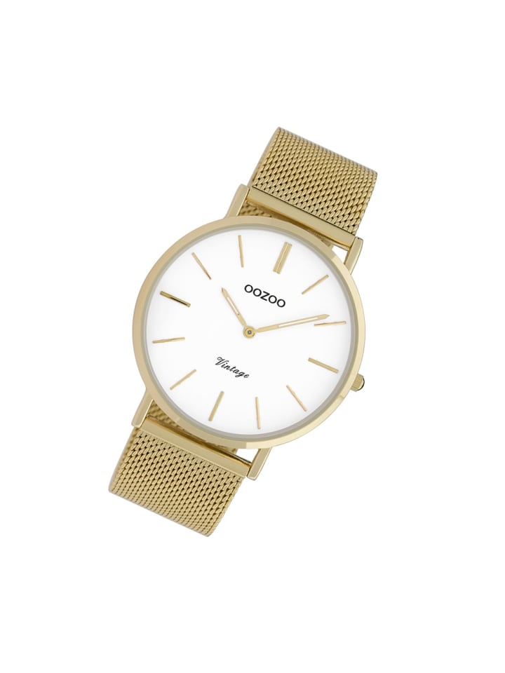 Аналоговые наручные часы Oozoo Vintage Series, золотые, большие (примерно 40 мм)
Аналоговые наручные часы Oozoo Vintage Series, золотые, большие (примерно 40 мм)