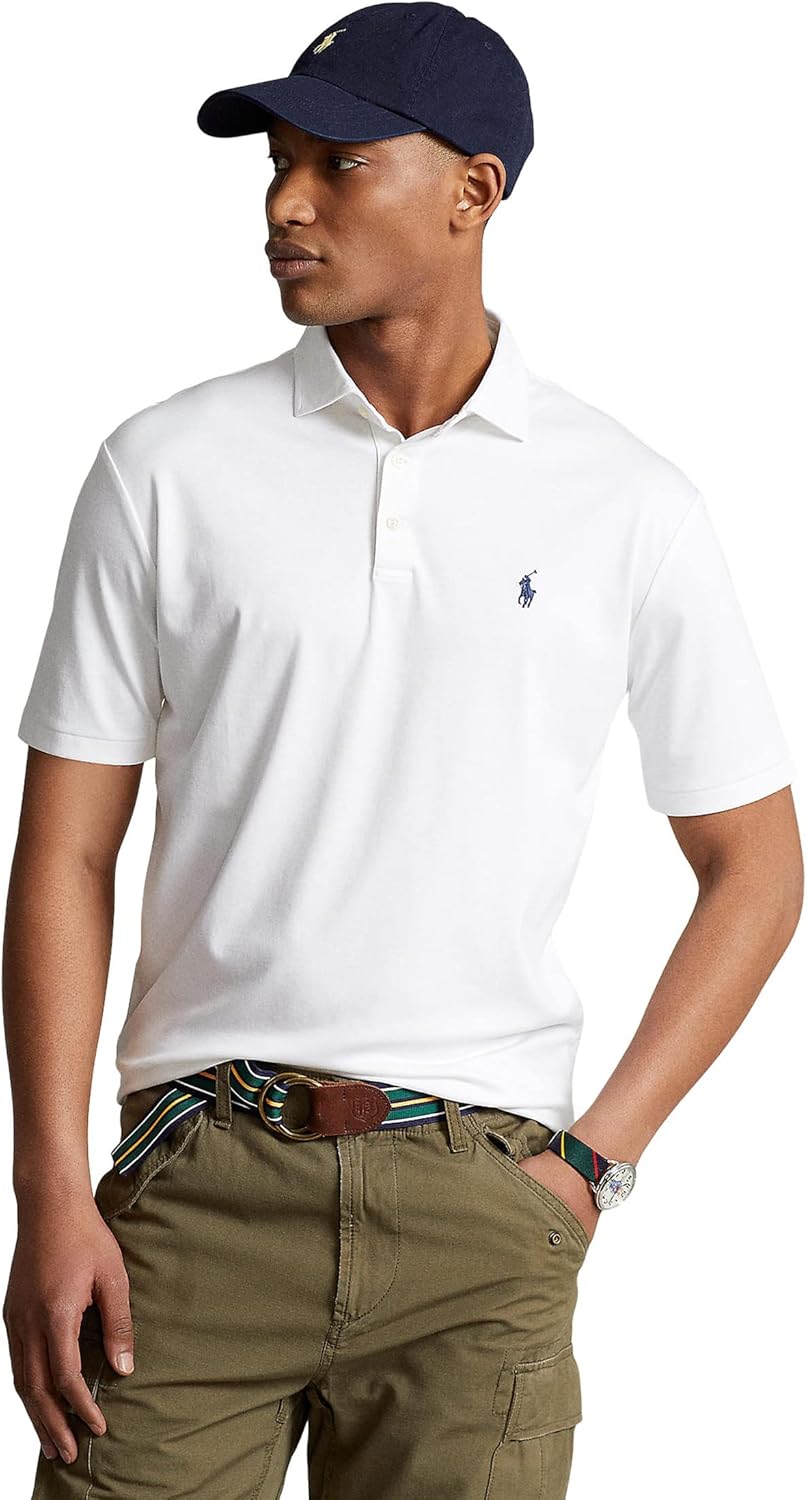 POLO RALPH LAUREN Мужская классическая футболка-поло из мягкого хлопка, White, Белый, POLO RALPH LAUREN Мужская классическая футболка-поло из мягкого хлопка, White
POLO RALPH LAUREN Мужская классическая футболка-поло из мягкого хлопка, White, Белый, POLO RALPH LAUREN Мужская классическая футболка-поло из мягкого хлопка, White