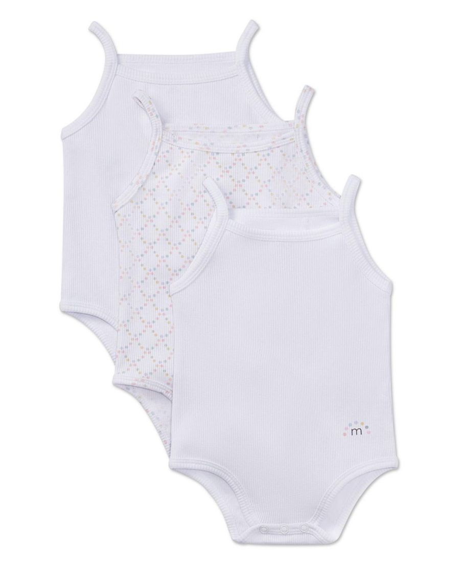 Комплект из 3 боди для девочек из хлопка с ребристой и точечной текстурой MeMoi, Pink multi
Комплект из 3 боди для девочек из хлопка с ребристой и точечной текстурой MeMoi, Pink multi