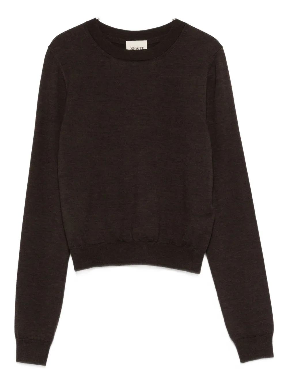 Свитер с круглым вырезом Khaite, коричневый
Свитер с круглым вырезом Khaite, коричневый