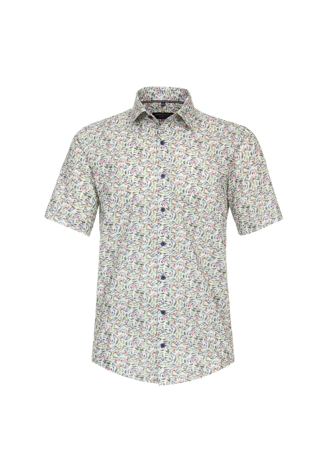 Мужская повседневная рубашка с коротким рукавом и принтом, повседневный крой CASAMODA, светло-зеленый
Мужская повседневная рубашка с коротким рукавом и принтом, повседневный крой CASAMODA, светло-зеленый