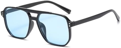 Классические большие солнцезащитные очки для женщин, винтажные, с двойными линзами, желто-оранжевые линзы, конфетные цвета, защита от УФ-излучения UV400 MTZJH, Black Blue
Классические большие солнцезащитные очки для женщин, винтажные, с двойными линзами, желто-оранжевые линзы, конфетные цвета, защита от УФ-излучения UV400 MTZJH, Black Blue