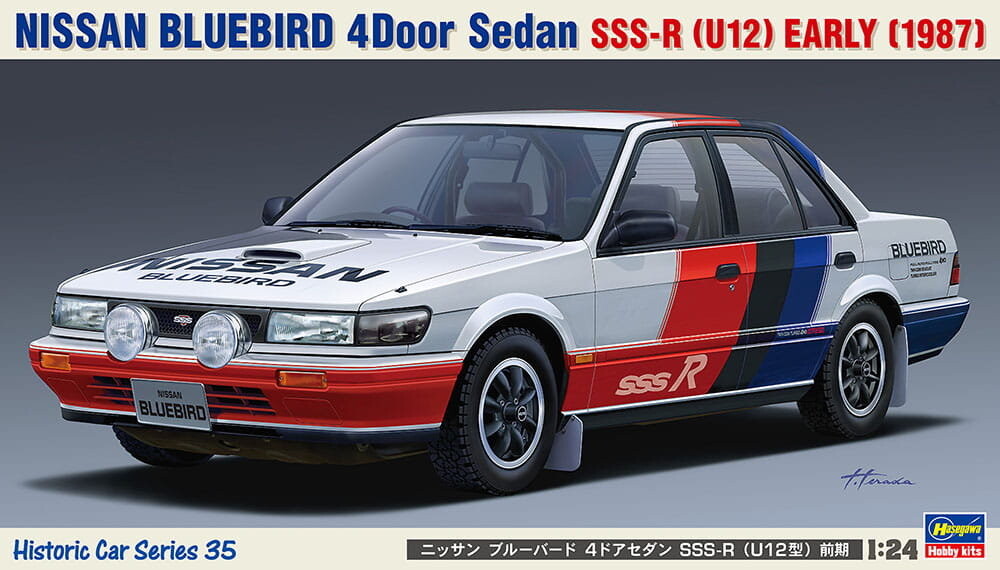 Nissan Bluebird 4d Sedan SSS-R (U12) 1:24 Hasegawa HC35
Nissan Bluebird 4d Sedan SSS-R (U12) 1:24 Hasegawa HC35
