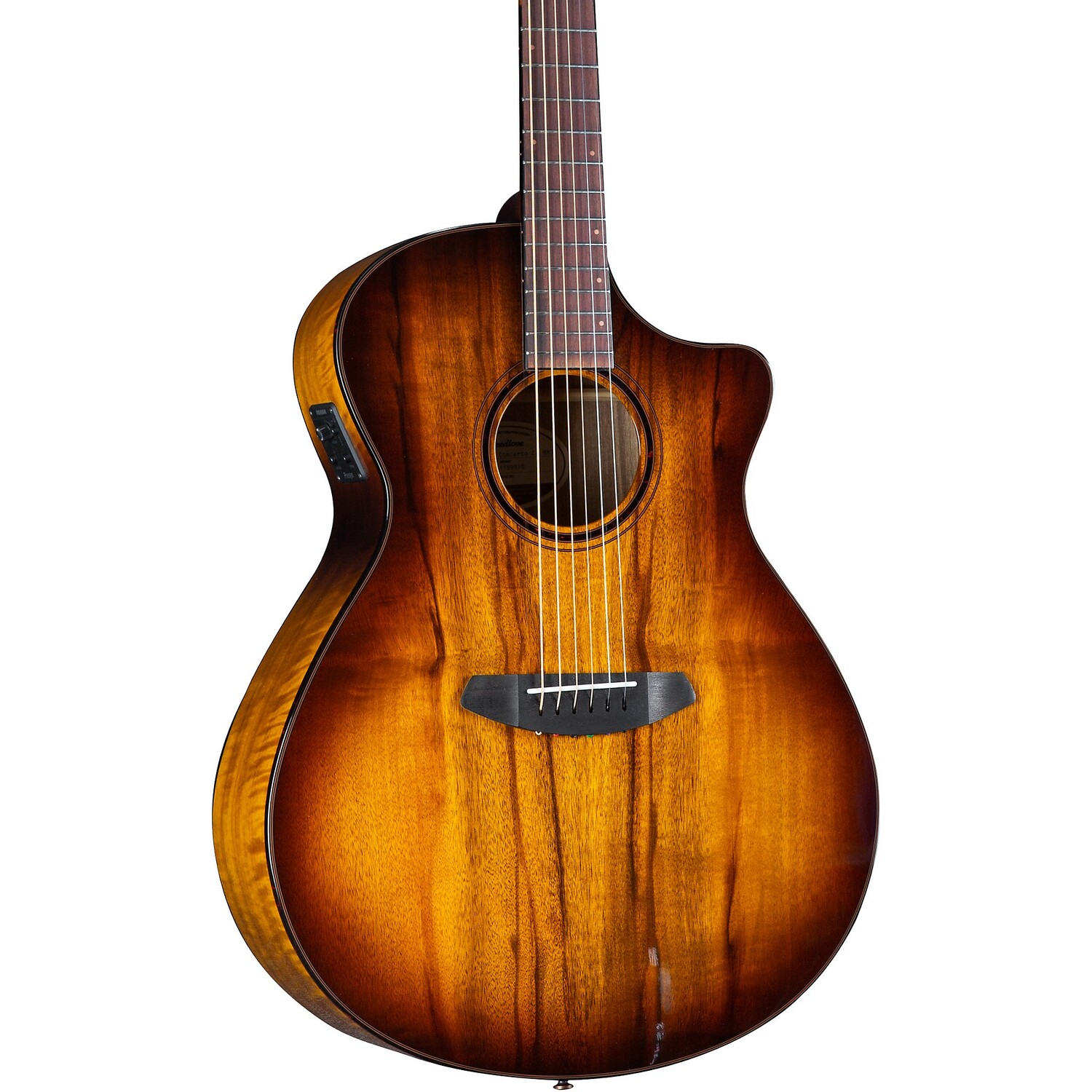 Акустическая электрогитара Breedlove Pursuit Exotic S CE Myrtlewood Concerto Tiger Eye