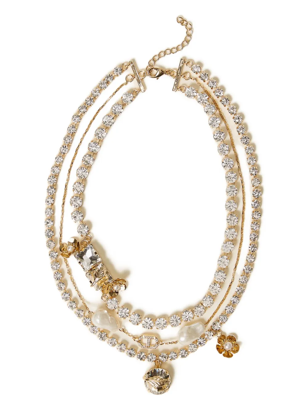 Колье с кристаллами TWINSET, золотой
Колье с кристаллами TWINSET, золотой