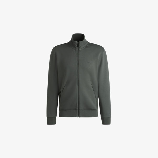 Свитшот из хлопкового трикотажа с вышитым логотипом на молнии Boss, серый
Свитшот из хлопкового трикотажа с вышитым логотипом на молнии Boss, серый