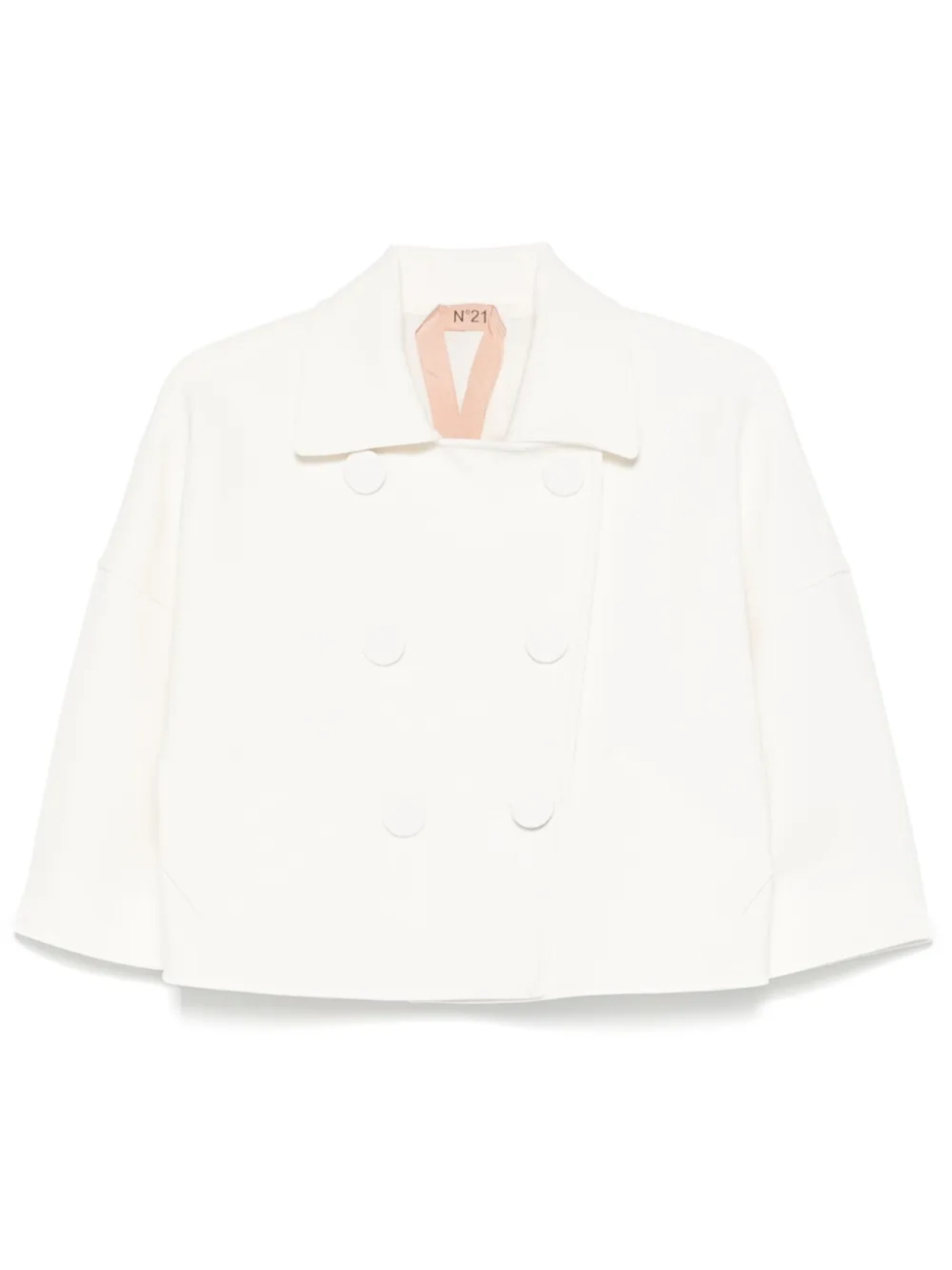 Nº21 двубортный пиджак, белый
Nº21 двубортный пиджак, белый