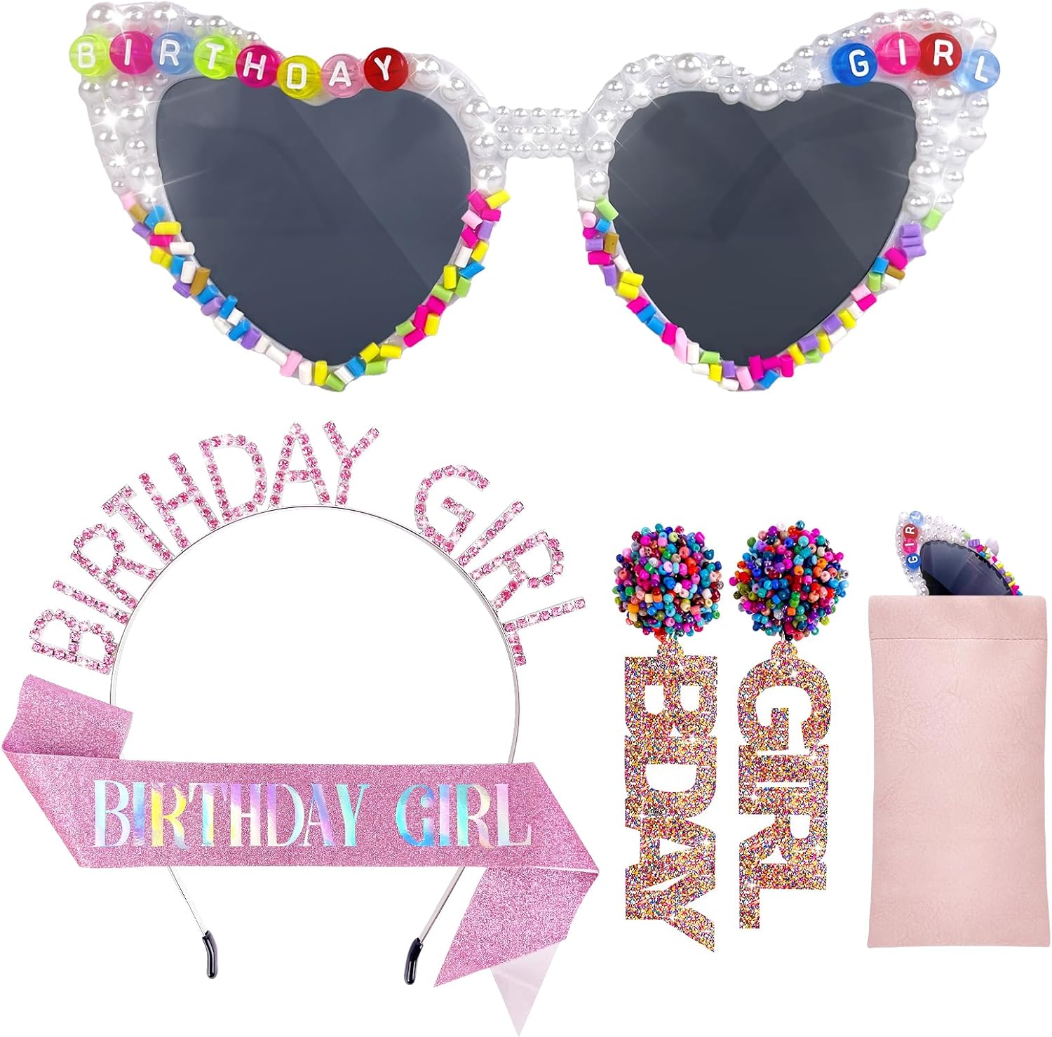 Солнцезащитные очки на день рождения с поясом в виде короны и серьгами, повязка на голову для очков для женщин, аксессуары для подарков на день рождения, розовые украшения, сувениры для вечеринки Lingdeer, pink
Солнцезащитные очки на день рождения с поясом в виде короны и серьгами, повязка на голову для очков для женщин, аксессуары для подарков на день рождения, розовые украшения, сувениры для вечеринки Lingdeer, pink