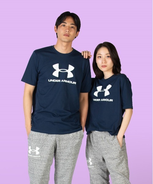 Футболка мужская для тренировок с коротким рукавом и логотипом, бренд Under Armour, цвет темно-синий
Футболка мужская для тренировок с коротким рукавом и логотипом, бренд Under Armour, цвет темно-синий