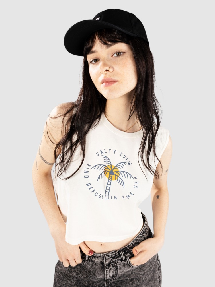 Топ танк Salty Crew Queen Palm Cropped Tank Top, off white
Топ танк Salty Crew Queen Palm Cropped Tank Top, off white