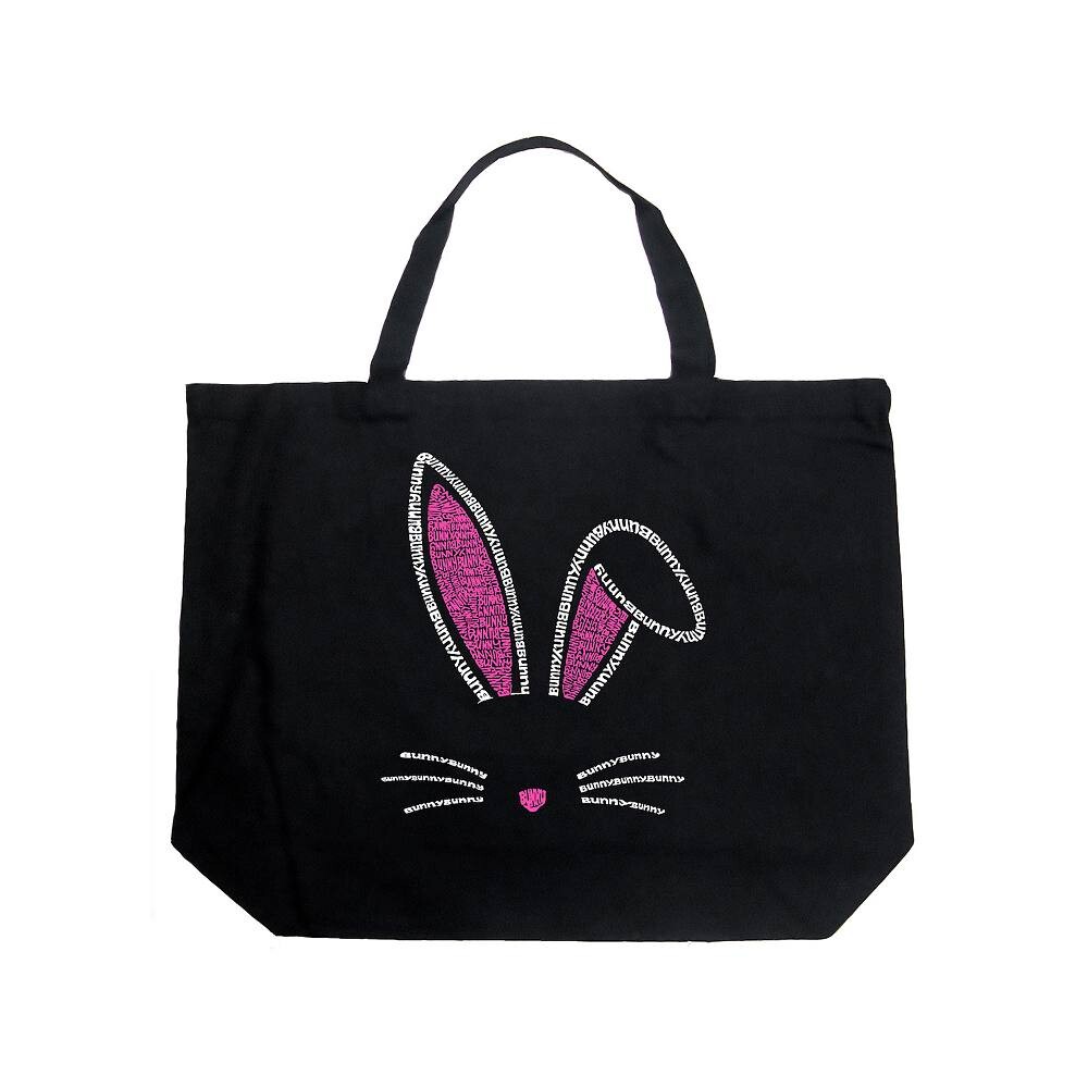 Большая сумка-тоут Word Art — заячьи уши LA Pop Art, черный
Большая сумка-тоут Word Art — заячьи уши LA Pop Art, черный