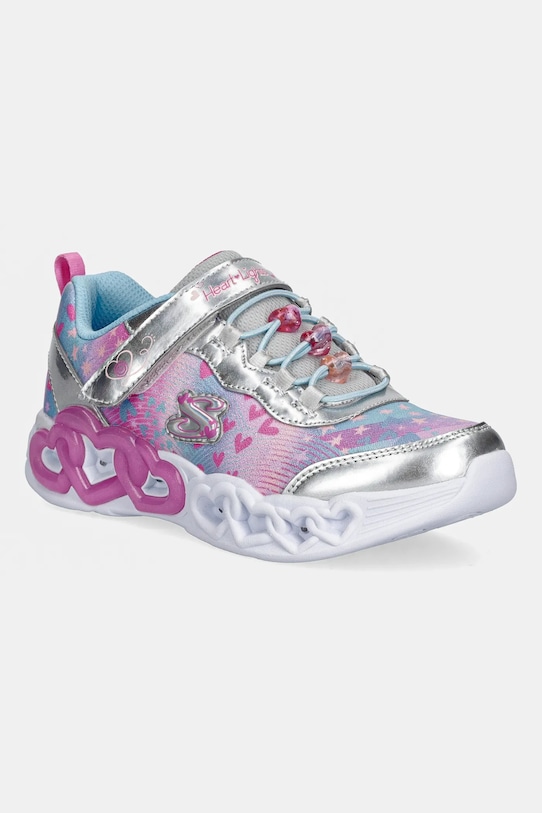 Детские кроссовки INFINITE HEART LIGHTS - HEART Skechers, серебряный
Детские кроссовки INFINITE HEART LIGHTS - HEART Skechers, серебряный