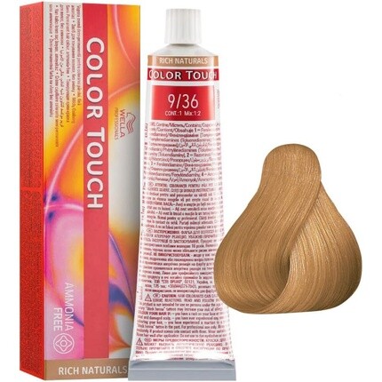 9/36 Color Touch Очень светлый золотисто-фиолетовый блондин 60 мл, Wella
9/36 Color Touch Очень светлый золотисто-фиолетовый блондин 60 мл, Wella