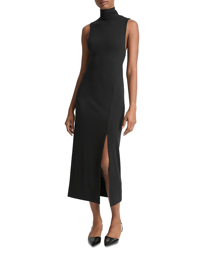 Платье-миди с высоким воротом Vince, черный
Платье-миди с высоким воротом Vince, черный