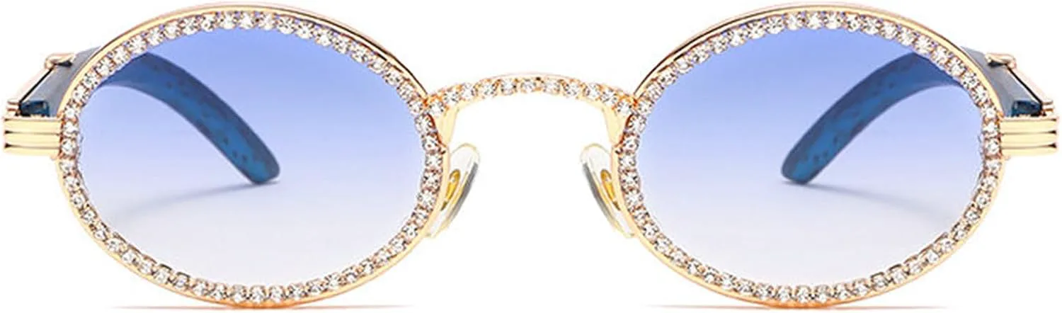 Солнцезащитные очки Helena Retro Oval Rhinestone Skinny Sunglasses for Women в стиле 90-х, блестящие, в стиле хиппи и диско, для маленького лица, размер S67, Blue
Солнцезащитные очки Helena Retro Oval Rhinestone Skinny Sunglasses for Women в стиле 90-х, блестящие, в стиле хиппи и диско, для маленького лица, размер S67, Blue