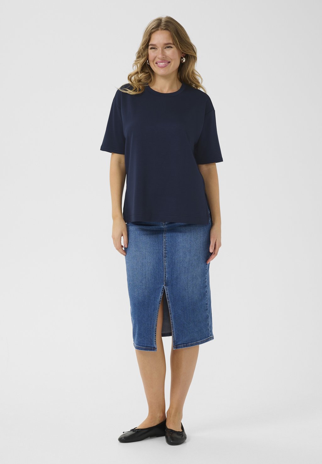 Базовая футболка KAIDA Kaffe, темно-синий
Базовая футболка KAIDA Kaffe, темно-синий