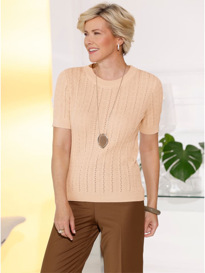 Ажурный свитер песочного цвета WITT WEIDEN
Ажурный свитер песочного цвета WITT WEIDEN