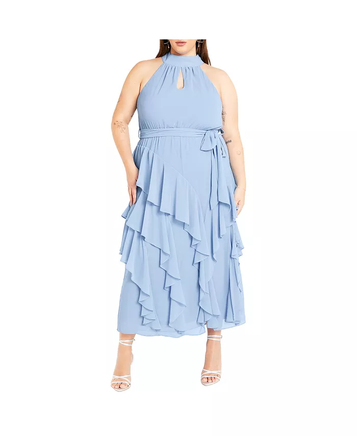 Платье макси Мэнди больших размеров CITY CHIC, синий
Платье макси Мэнди больших размеров CITY CHIC, синий