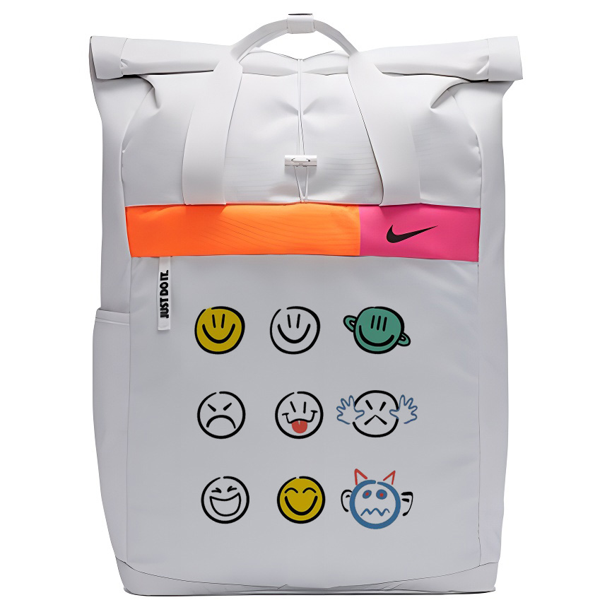Nike Тканевый рюкзак унисекс светло-серый, Smiley Face
Nike Тканевый рюкзак унисекс светло-серый, Smiley Face