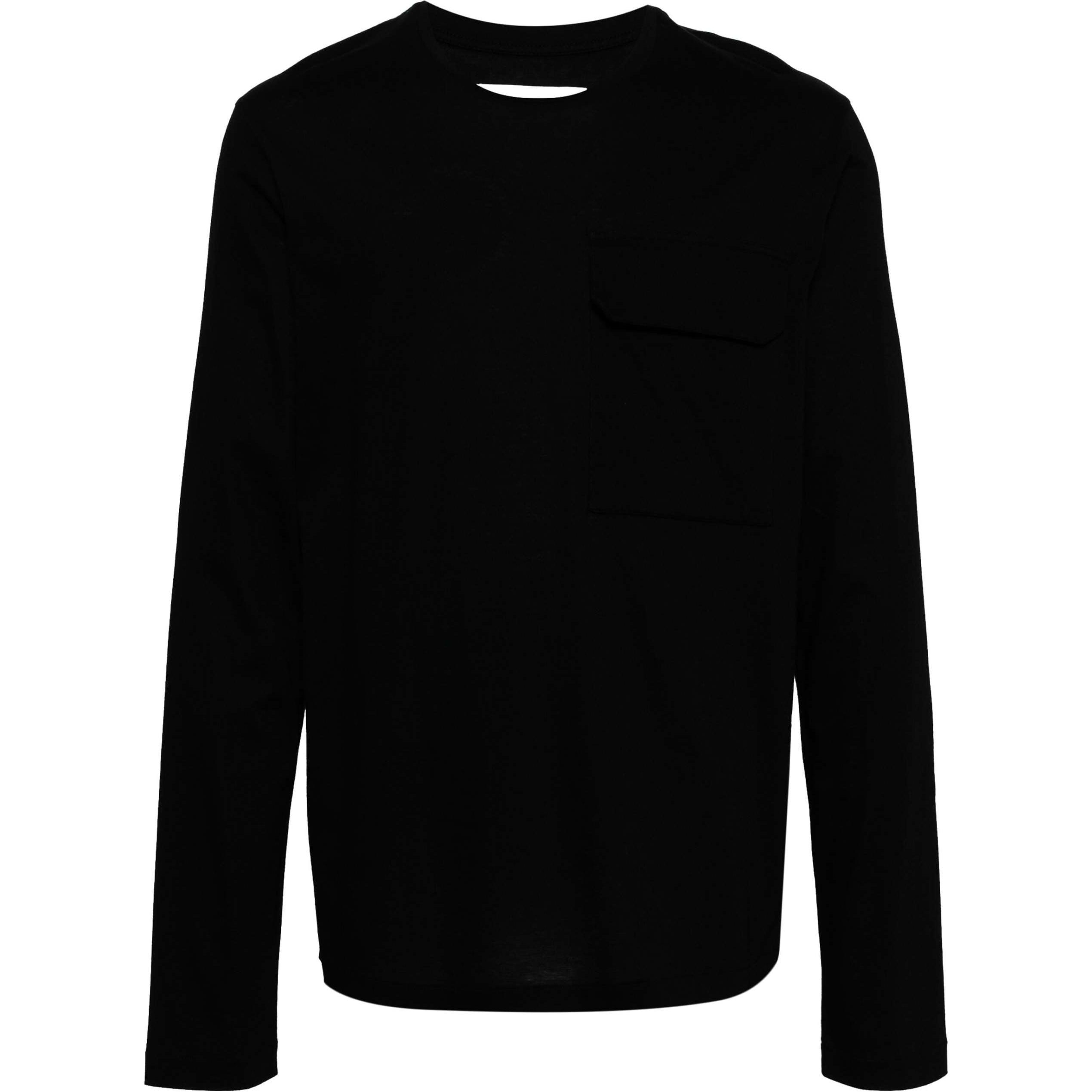 Хлопковая футболка JIL SANDER, черная 
Хлопковая футболка JIL SANDER, черная