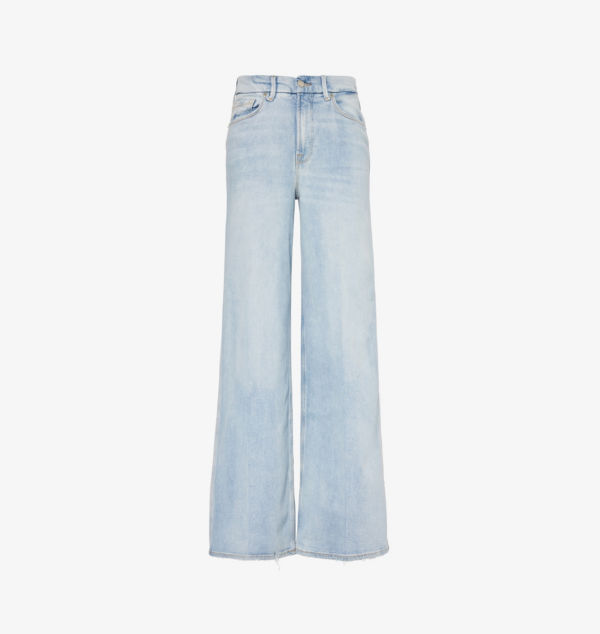 Джинсы Good skate с пятью карманами, широкими штанинами и высокой посадкой из смеси эластичного денима Good American, индиго
Джинсы Good skate с пятью карманами, широкими штанинами и высокой посадкой из смеси эластичного денима Good American, индиго