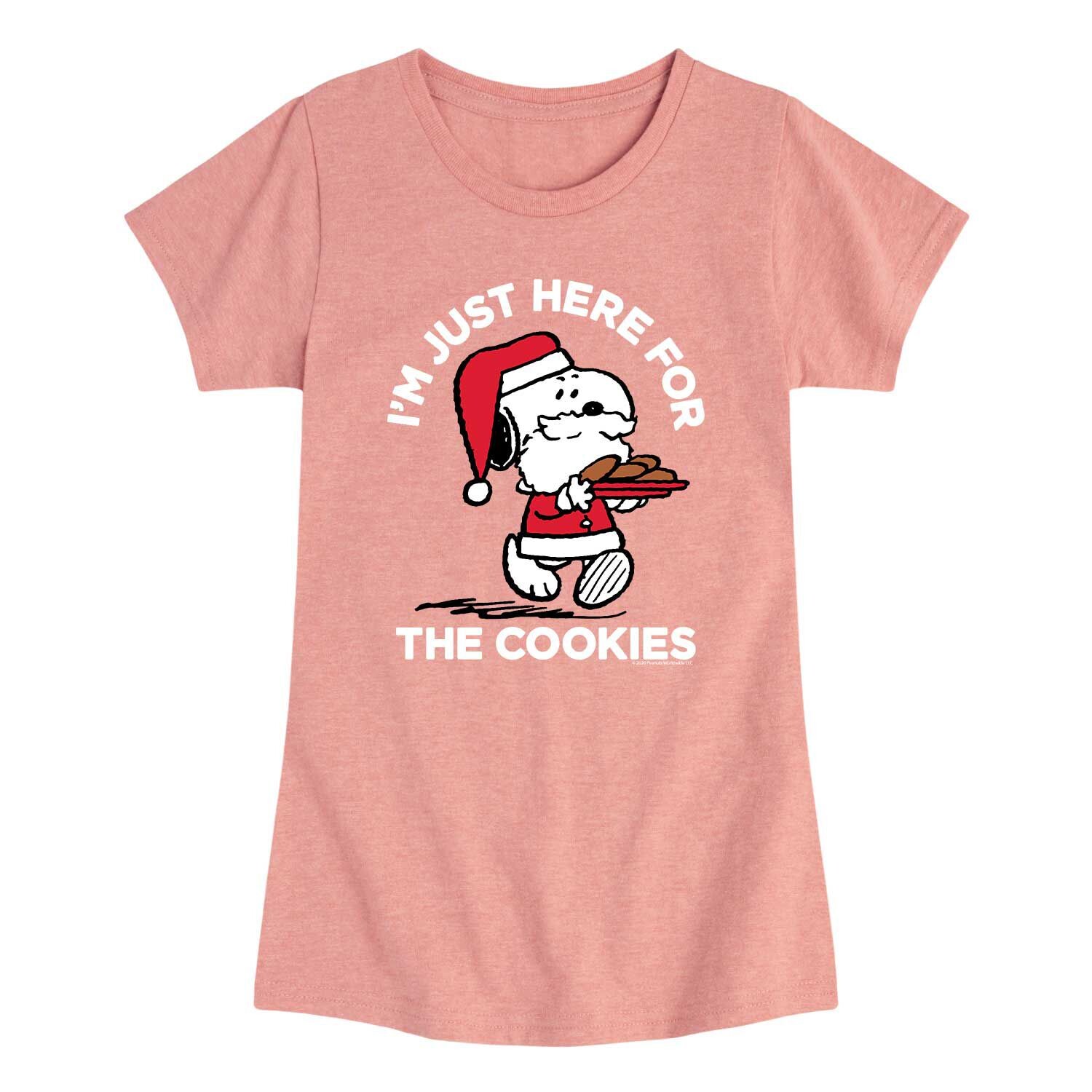 Футболка с рисунком «Арахис» и «Печенье Снупи» для девочек 7–16 лет Licensed Character
Футболка с рисунком «Арахис» и «Печенье Снупи» для девочек 7–16 лет Licensed Character