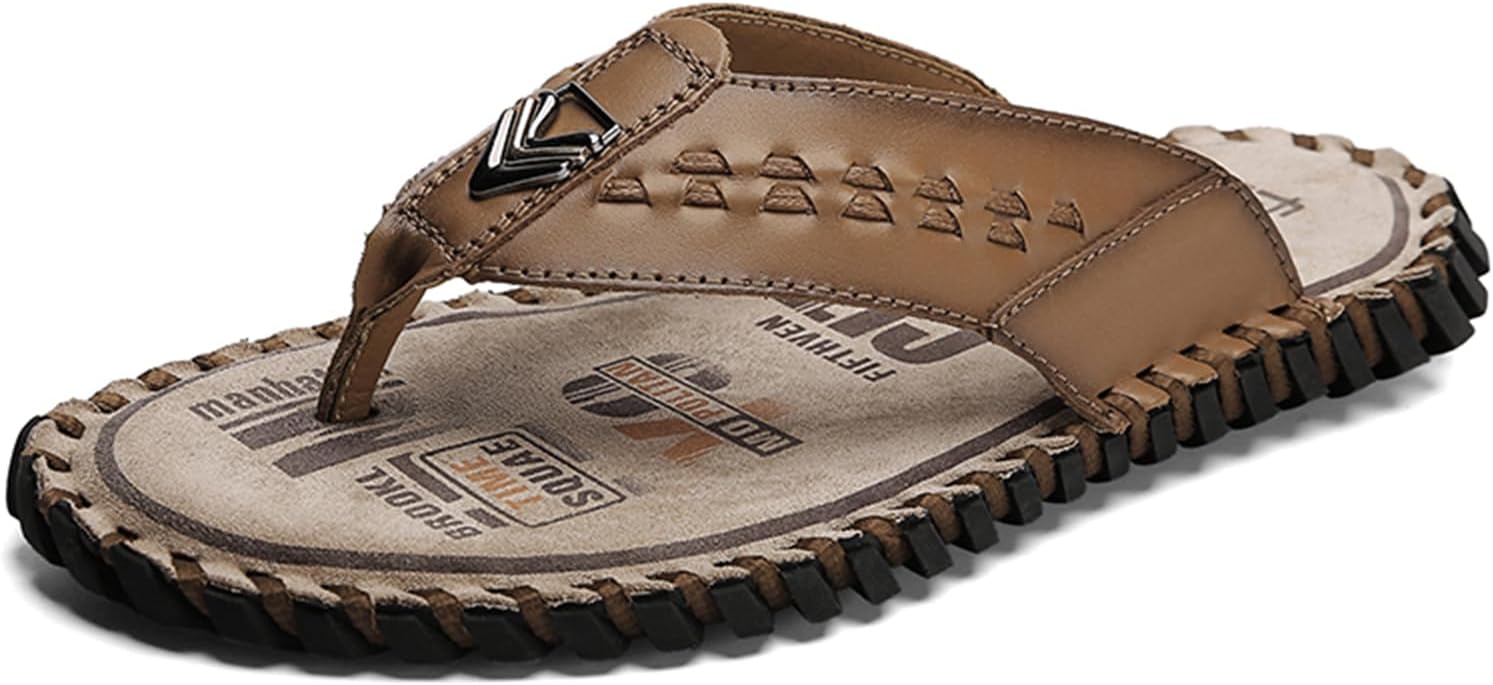 Мужские сандалии Abborora, повседневные кожаные шлепанцы для улицы, светло-коричневый
Мужские сандалии Abborora, повседневные кожаные шлепанцы для улицы, светло-коричневый